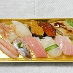 ちよだ鮨 - 料理写真:たくみ(特上寿司10貫)