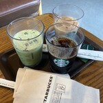 スターバックスコーヒー - ドリンク写真:アイスほうじ茶&クラシックティーラテ482円