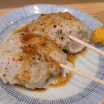 立ち飲み晩杯屋 - 料理写真:鶏つくね串＠￥250円
