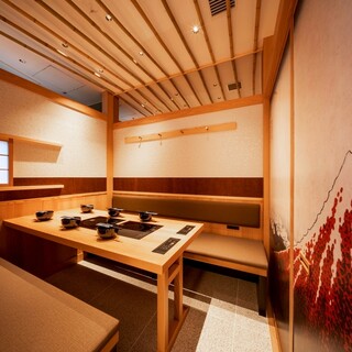 個室完備！2名様からご利用可能！