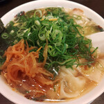 来来亭 - 料理写真:塩ワンタン麺+辛モヤシ