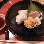 鶴林 よしだ - お造り盛り合わせ♪