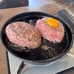 三ツ星監修黒毛和牛ハンバーグ もぐら - 