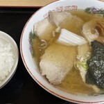 工藤精肉店食堂部 - チャーシューメン＋半ライス