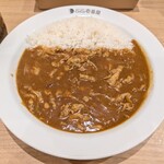 カレーハウス CoCo壱番屋 - 豚しゃぶカレー+ハーフチーズ(ライス300g)+ソース増し+3辛。ソース増しは必須。カレーをじゃぶじゃぶライスに掛けて食べるのが好み。