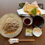 蕎麦や 銀次郎 - 【夏限定】やよい豚の天ぷらとざるそば又はかけそば