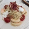 ラ・メゾン アンソレイユターブル - 白桃とフルーツトマトの冷製パスタ 