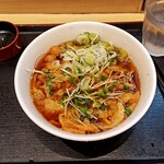 いろり庵きらく - 料理写真:小柱とそら豆のばら天そば:780円