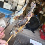 自然の森フィッシングリゾート - ヤマメの塩焼き