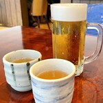 地粉や - そば茶・生ビール