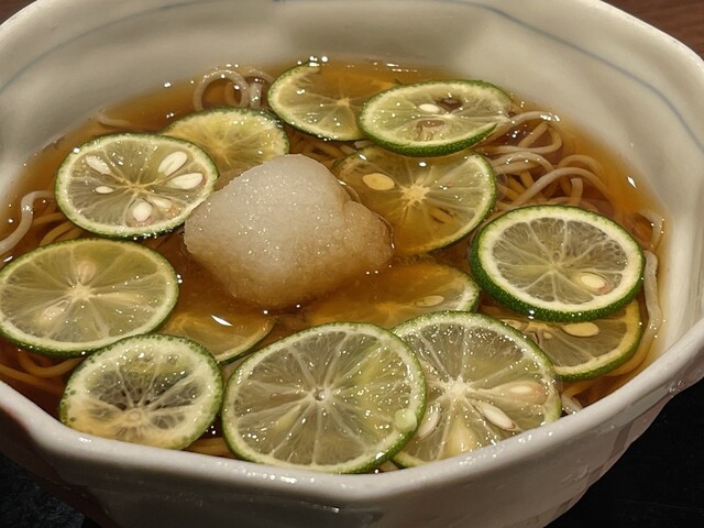 ソバ（4点） Soba Kiri Kyobashi Yamamoto - Kyobashi/Soba (Buckwheat noodles