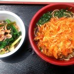 浜のかきあげや - 沖あがり＆かき揚げそば（2015.4）