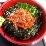 浜のかきあげや - 漁師の沖漬け丼（2015.4）