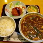 麺どころ いづみ - カレーうどん定食