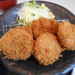 Katsugin - 満腹定食ランチ（メンチカツ×３・チキンカツ７５ｇ）