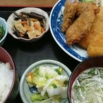 河鹿 - フライ定食(税込1550円)