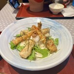 万空うどん 田舎っ子 - 料理写真:海老と揚げ餅