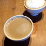 ル パン コティディアン - Le Pain Quotidien　カフェオレとカプチーノ