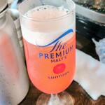 韓国料理 ブルバム - グレープフルーツビール：580円