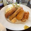 キッチン SALA - 料理写真:エビフライとクリームコロッケ、チキンかつのランチセット