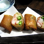 ふく田 - カリカリの香ばしい春巻き