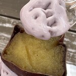 らぽっぽ 森のおいもCAFE - 風味の良いソフトクリームです。
