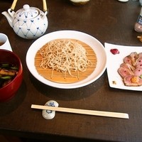 かぶらや - 平日のランチ（蕎麦1品目：炙り鴨せいろ）