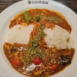 CoCo壱番屋 - 料理写真:チキンと夏ベジのスパイスカレー(普通盛り / 1辛)