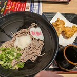 資さんうどん - 料理写真:冷とり天3個おろしぶっかけそば