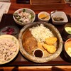 極ダイニング清水 - 極ハンバーグとさわらフライ御膳