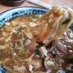 あんかけ屋 - あんかけが麺に絡んで旨い