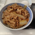 吉野家 - 朝牛セット(玉子) 519円、並盛 33円(つゆだく) ♪