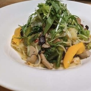 里山イタリアンAJIKURA - 料理写真:季節のパスタセット