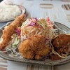 ココリコ - ココリコランチ1,500円税込 エビフライ、ハンバーグ、クリームコロッケ
