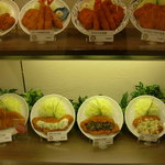 とんかつ食堂 - ディスプレイ