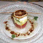 ブルガズ アダ - 焼き茄子とトマトの冷製サラダ