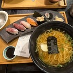 麺匠の心つくし つるとんたん - 寿司御膳