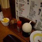 おでん居酒屋 三幸 - 卓上