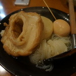 車麩、大根、糸こんにゃく、たまご