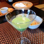 山荘　わらび野 - ほうれん草スムージー