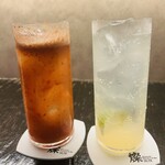ダイナミックキッチン＆バー 燦 - トマトサワー＆生姜サワー