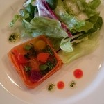 アレコ・レーノ - 本日の前菜  (季節野菜のテリーヌ)