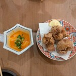 酒場 トロ壱 - 若鶏の唐揚げ・烏賊明太子