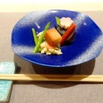 北新地 鮨 なか川 - 2015年4月ランチ訪問時撮影　炊き合わせ