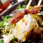 北新地 鮨 なか川 - 2015年4月ランチ訪問時撮影　ちらしずし　ホタルイカ