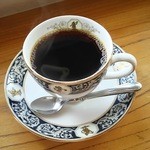 遊の丘 - 本日のランチ・デザート付￥1080のコーヒー（H27.4.21撮影）