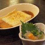 Hidariuma Densuke - のれそれポン酢、チーズはんぺん