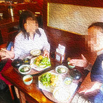 銀座 和らん - ●シュミレーション▶︎【8】ふぐの唐揚げ定食1000円が来ました！　2人ともテンションかなり高め！！！