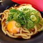 伊予製麺 - 温かいとろ玉