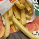 バーガーキング - ポテトは少し太めでした